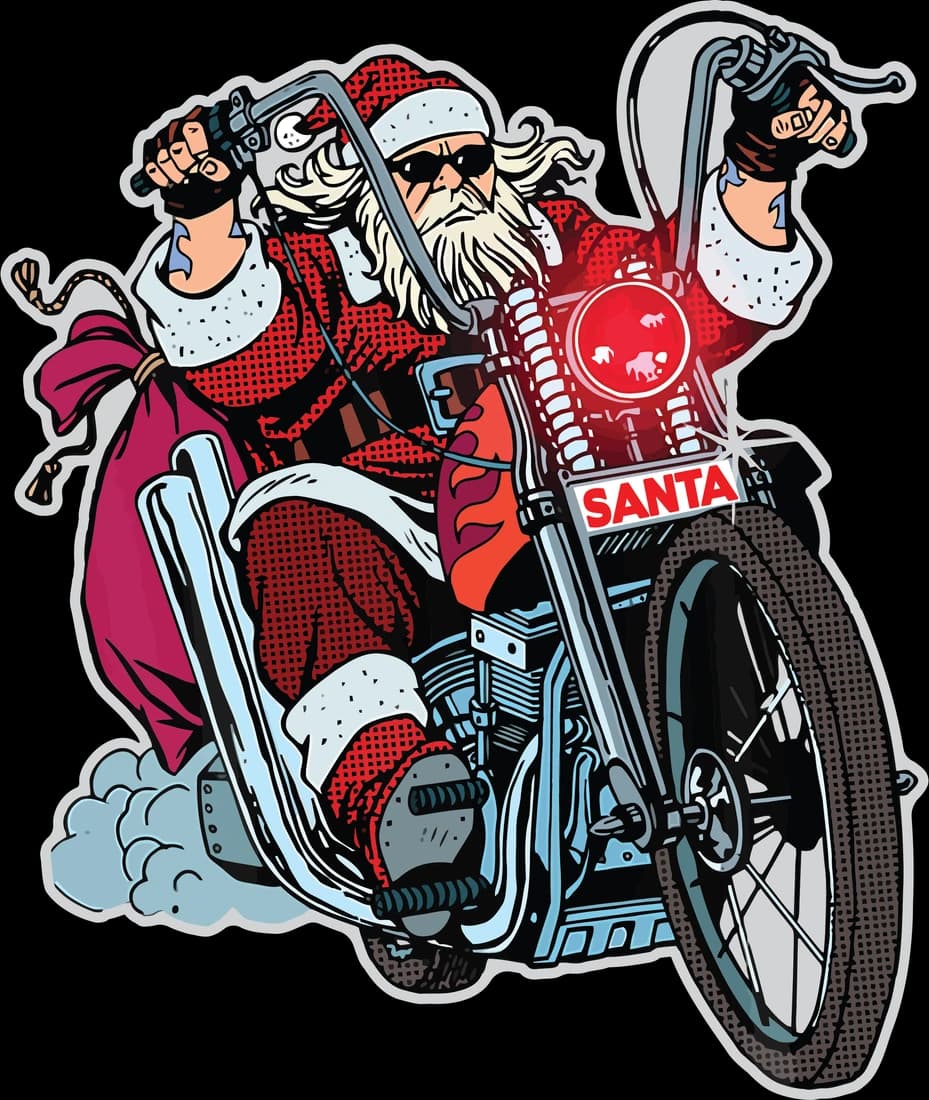 Bikie Santa